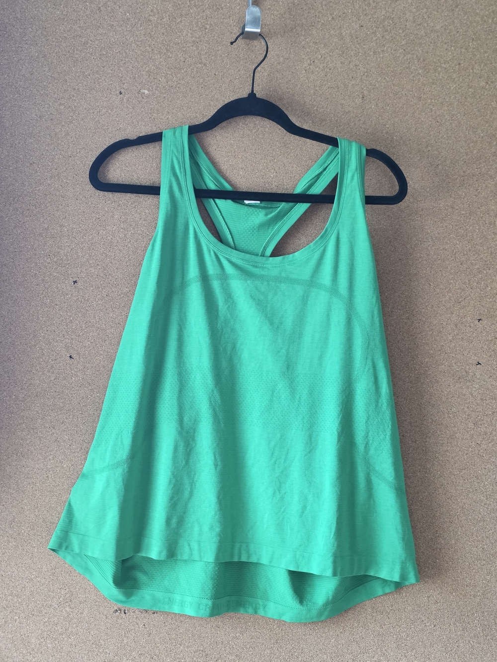 Lululemon Green Racerback Tank Top Size 20  Lightweight Athletic Activewear